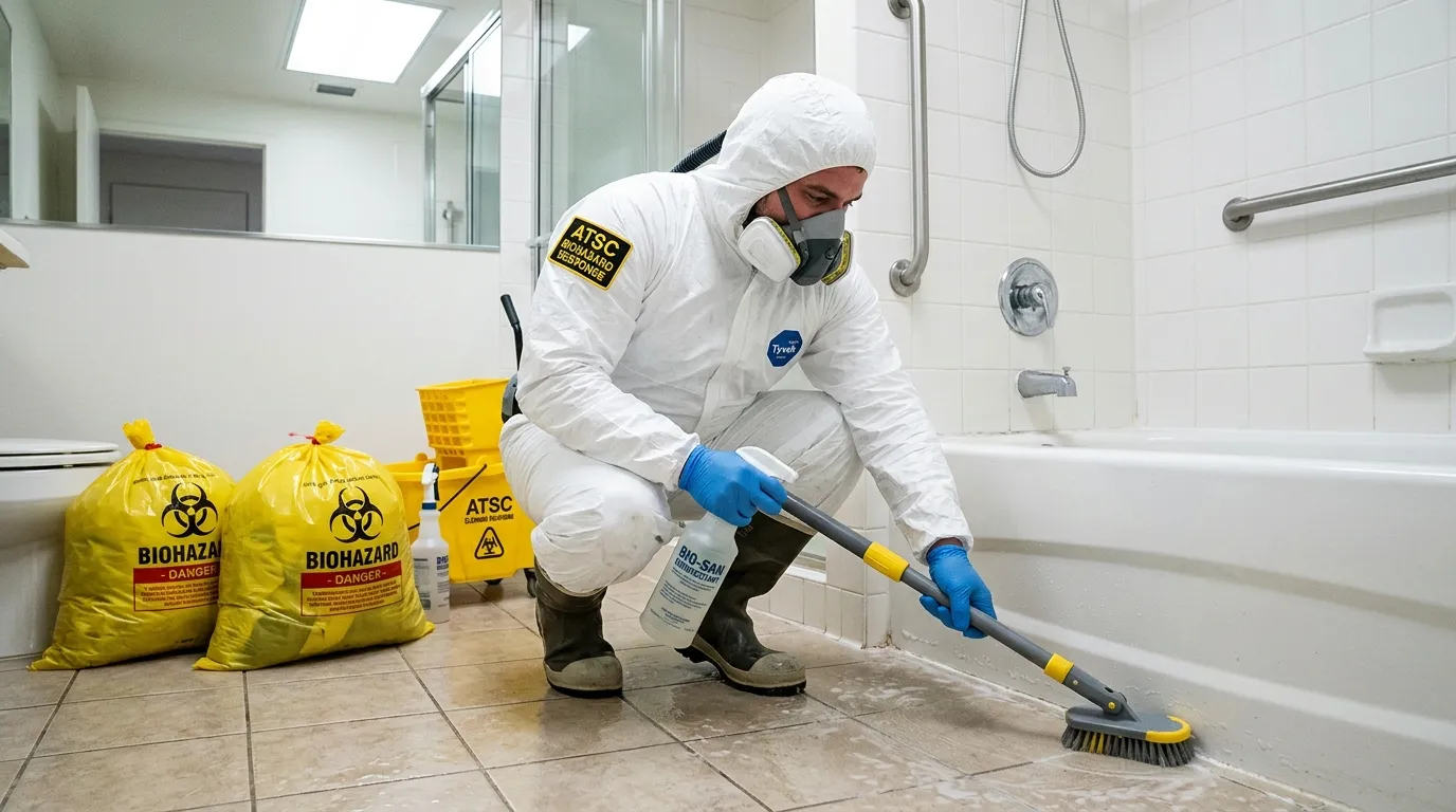 Decontamination equipment deployed for Blood Cleanup in Hughson